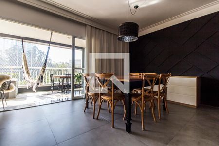Sala de Jantar de apartamento à venda com 3 quartos, 132m² em Tamboré, Santana de Parnaíba