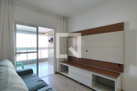 Sala de apartamento para alugar com 2 quartos, 80m² em Canto do Forte, Praia Grande