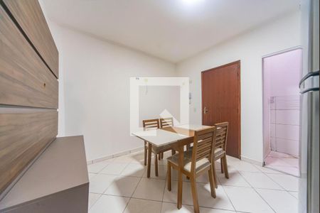 Sala e Cozinha  de apartamento à venda com 2 quartos, 65m² em Vila Helena, Santo André