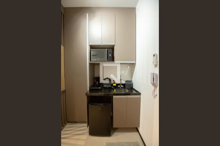 Cozinha de kitnet/studio à venda com 1 quarto, 18m² em Perdizes, São Paulo