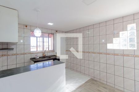 Sala e Cozinha Integrada  de casa para alugar com 1 quarto, 48m² em Parque Paineiras, São Paulo