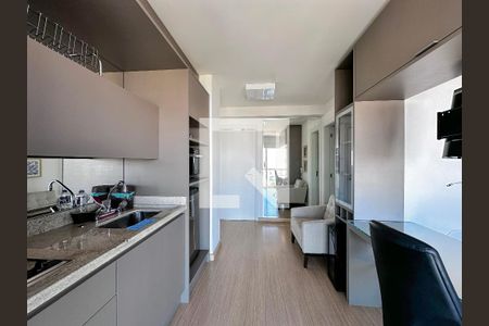 Cozinha de kitnet/studio para alugar com 0 quarto, 32m² em Brooklin, São Paulo