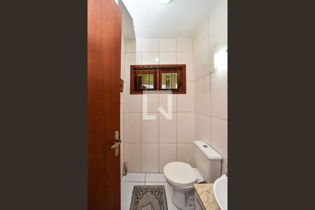 Lavabo de casa de condomínio à venda com 3 quartos, 131m² em Jardim São Pedro, Porto Alegre