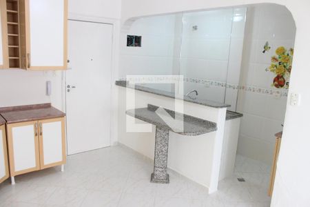 Cozinha de apartamento para alugar com 1 quarto, 38m² em Itararé, São Vicente