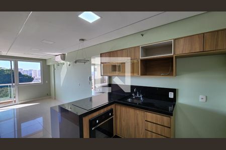 Cozinha de apartamento à venda com 1 quarto, 46m² em Jardim São Bento, Jundiaí