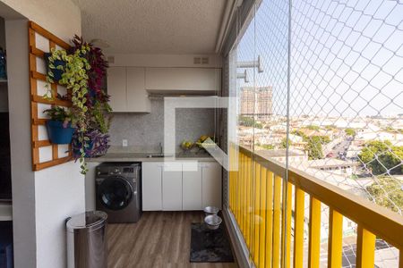 Varanda da Sala de apartamento à venda com 2 quartos, 56m² em Vila Osasco, Osasco