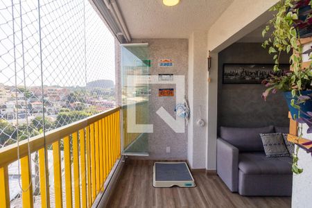 Varanda da Sala de apartamento à venda com 2 quartos, 56m² em Vila Osasco, Osasco