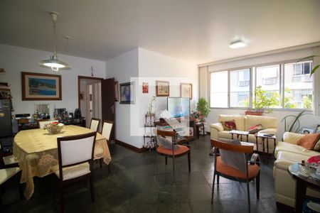 Sala de apartamento à venda com 3 quartos, 110m² em Lagoa, Rio de Janeiro