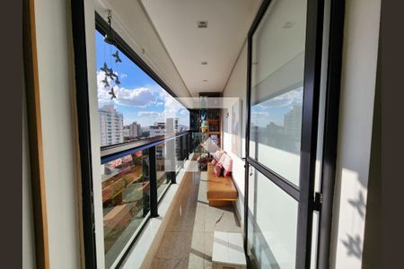 Varanda da Sala de apartamento à venda com 4 quartos, 113m² em Santo Agostinho, Belo Horizonte