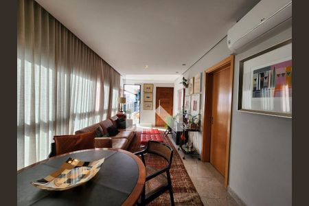 Sala de apartamento à venda com 4 quartos, 113m² em Santo Agostinho, Belo Horizonte