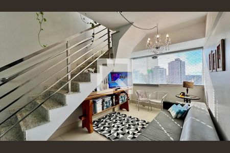 sala de apartamento à venda com 4 quartos, 180m² em Buritis, Belo Horizonte