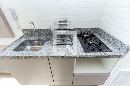 Sala/Cozinha de apartamento para alugar com 1 quarto, 32m² em Indianópolis, São Paulo