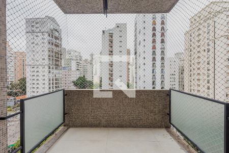 Varanda de apartamento para alugar com 3 quartos, 190m² em Jardim Paulista, São Paulo