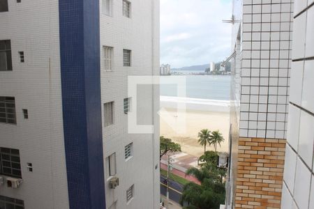 Vista da Sala de apartamento para alugar com 1 quarto, 50m² em Centro, São Vicente