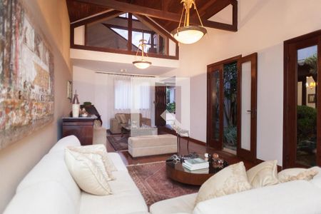 sala de casa de condomínio à venda com 4 quartos, 490m² em Vila Castela, Nova Lima