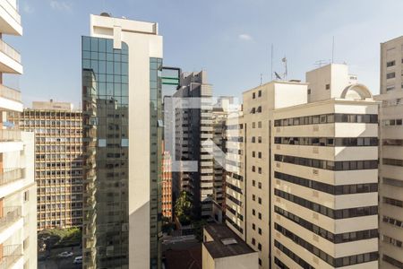 Vista da Sala de apartamento para alugar com 3 quartos, 150m² em Higienópolis, São Paulo