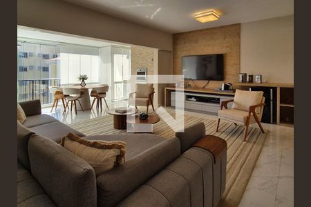 Sala de apartamento à venda com 3 quartos, 126m² em Barra da Tijuca, Rio de Janeiro