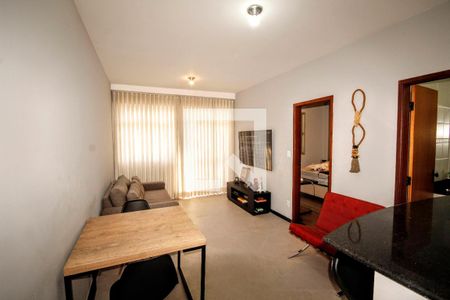 sala de apartamento à venda com 1 quarto, 50m² em Buritis, Belo Horizonte