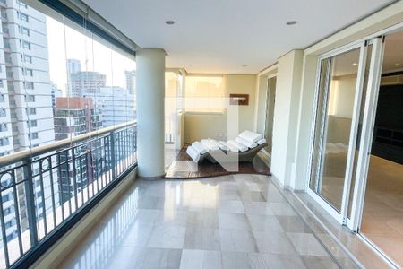 Varanda da Sala de apartamento à venda com 3 quartos, 215m² em Sumaré, São Paulo