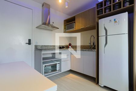 Cozinha de kitnet/studio para alugar com 1 quarto, 28m² em Centro Histórico, Porto Alegre