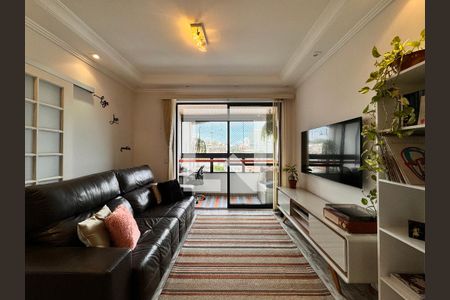 Sala de apartamento à venda com 2 quartos, 82m² em Vila Valparaiso, Santo André