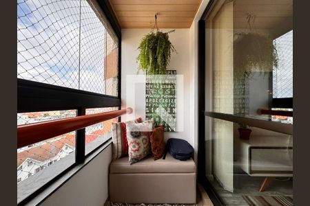Sacada de apartamento à venda com 2 quartos, 82m² em Vila Valparaiso, Santo André