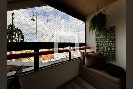 Sacada  de apartamento à venda com 2 quartos, 82m² em Vila Valparaiso, Santo André
