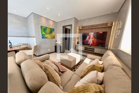 Sala de apartamento à venda com 3 quartos, 84m² em Vila Pereira Barreto, São Paulo