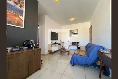 sala de apartamento à venda com 2 quartos, 60m² em Grajaú, Belo Horizonte