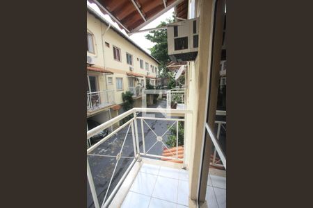 Varanda da Sala de casa de condomínio à venda com 3 quartos, 87m² em Taquara, Rio de Janeiro