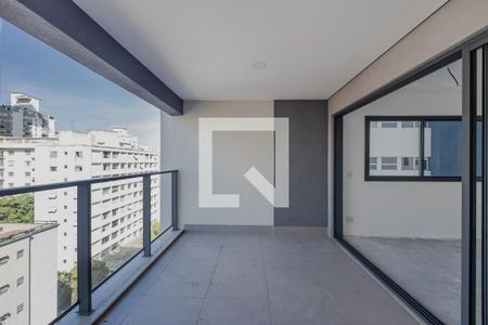 Varanda de apartamento à venda com 2 quartos, 64m² em Jardim Paulista, São Paulo