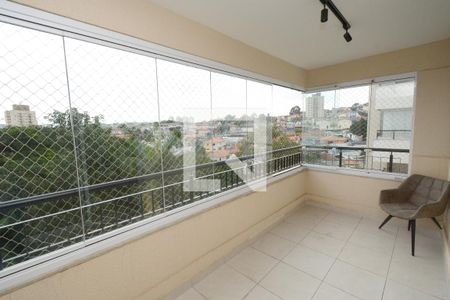 Varanda da Sala de apartamento à venda com 2 quartos, 67m² em Vila Emir, São Paulo