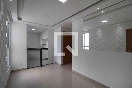 Sala de apartamento para alugar com 2 quartos, 43m² em Caguaçu, Sorocaba
