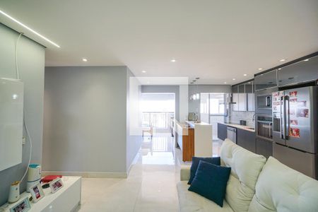Sala e cozinha de apartamento para alugar com 3 quartos, 106m² em Tatuapé, São Paulo