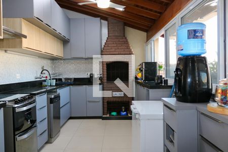 Cozinha de apartamento à venda com 3 quartos, 160m² em Santa Maria, São Caetano do Sul