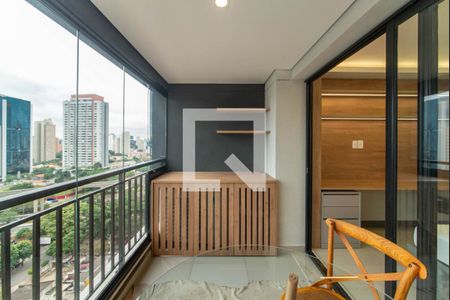 Varanda de apartamento para alugar com 1 quarto, 42m² em Vila Cordeiro, São Paulo