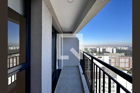 Sacada de apartamento à venda com 1 quarto, 34m² em Santo Amaro, São Paulo