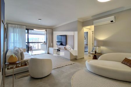 Sala de apartamento para alugar com 3 quartos, 143m² em Canto do Forte, Praia Grande