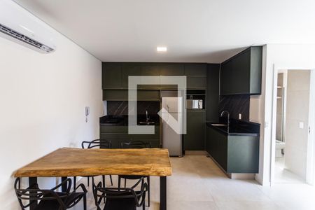 Sala/Cozinha/Área de Serviço de apartamento para alugar com 1 quarto, 43m² em Santo Agostinho, Belo Horizonte