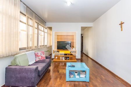 Sala 1 de apartamento à venda com 4 quartos, 120m² em Coração Eucarístico, Belo Horizonte