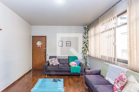 Sala 1 de apartamento à venda com 4 quartos, 120m² em Coração Eucarístico, Belo Horizonte