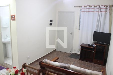 Sala de apartamento para alugar com 2 quartos, 65m² em Centro, São Vicente