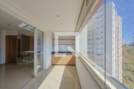 Varanda da Sala de apartamento para alugar com 3 quartos, 103m² em Vale do Sereno, Nova Lima