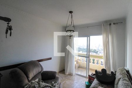 Sala de apartamento à venda com 3 quartos, 76m² em Vila Regente Feijó, São Paulo