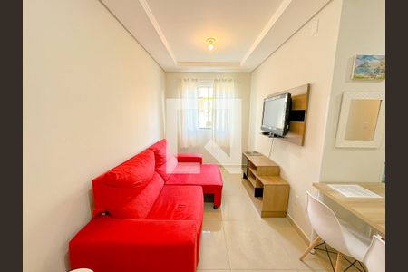 Sala de TV de apartamento para alugar com 2 quartos, 63m² em Ingleses do Rio Vermelho, Florianópolis