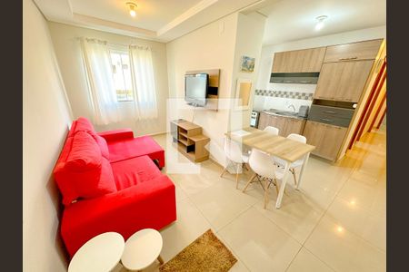 Sala de TV de apartamento para alugar com 2 quartos, 63m² em Ingleses do Rio Vermelho, Florianópolis