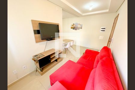 Sala de TV de apartamento para alugar com 2 quartos, 85m² em Ingleses do Rio Vermelho, Florianópolis