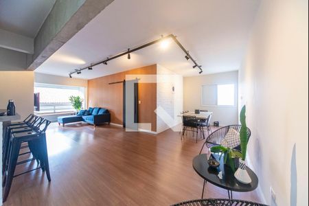 Sala de apartamento à venda com 2 quartos, 120m² em Vila Valparaiso, Santo André