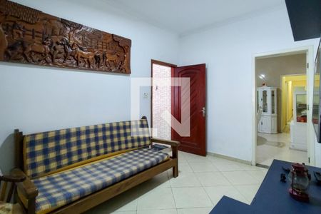 Sala de casa para alugar com 2 quartos, 112m² em Tupi, Praia Grande