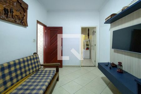 Sala de casa para alugar com 2 quartos, 112m² em Tupi, Praia Grande
